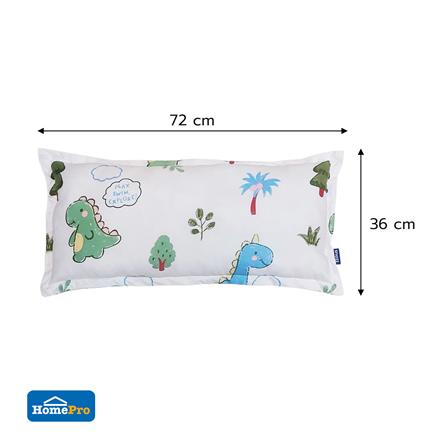 หมอนหนุน ใยสังเคราะห์ SNAZZ DINO 36x72 ซม. สี GREEN_4