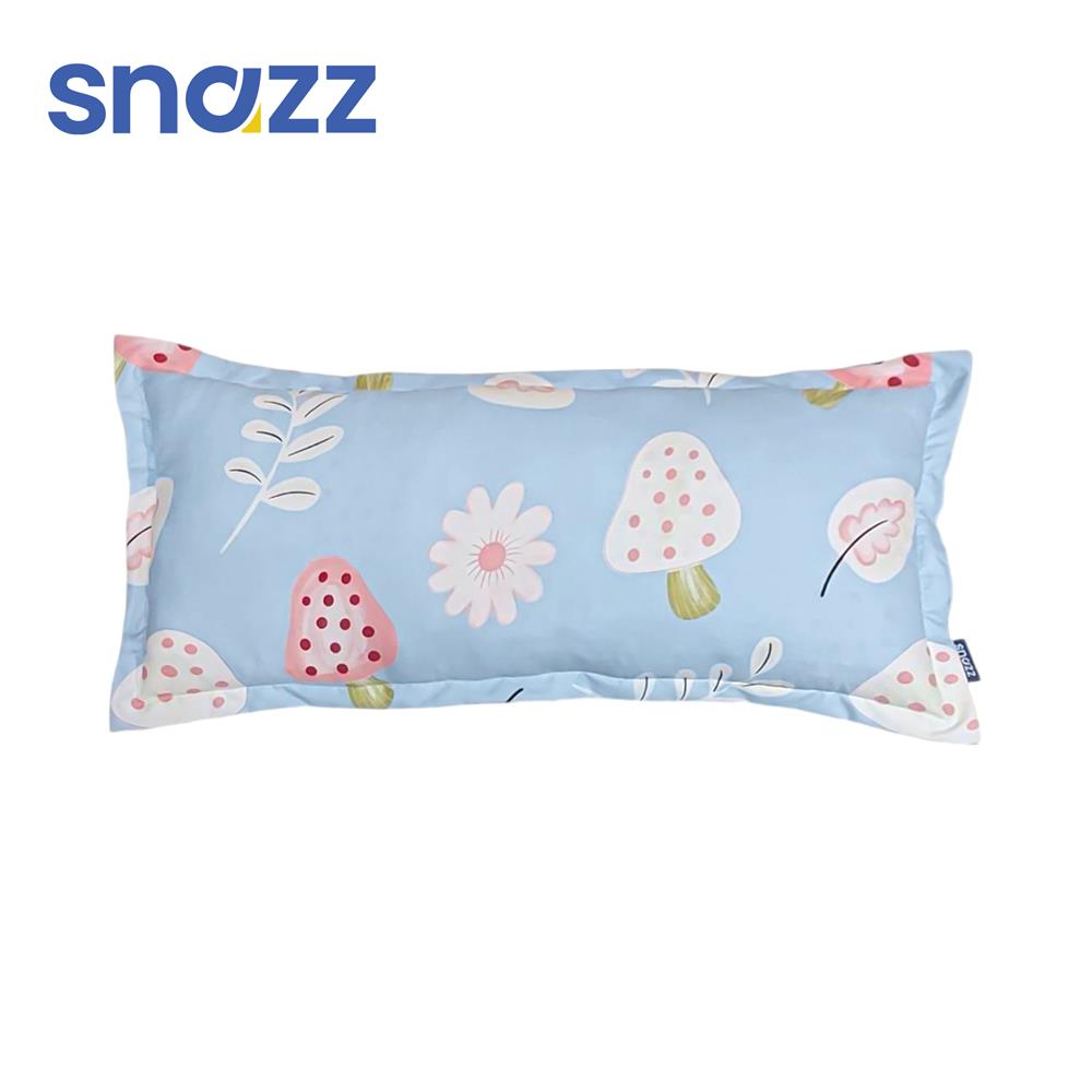 หมอนหนุน ใยสังเคราะห์ SNAZZ STRAWBERRY 36x72 ซม. สี BLUE