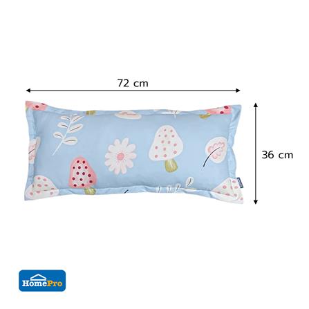 หมอนหนุน ใยสังเคราะห์ SNAZZ STRAWBERRY 36x72 ซม. สี BLUE_4