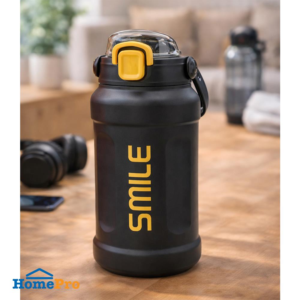 กระติกสุญญากาศ HOMEPRO FIT 0.9 ลิตร สีดำ
