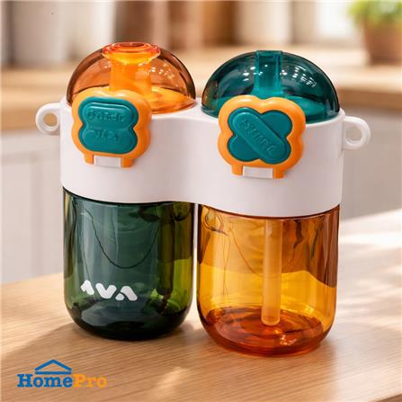 กระบอกน้ำพลาสติก HOMEPRO TRITAN POPJOY 0.8 ลิตร สีเขียว_1