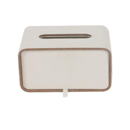กล่องทิชชู่ PU HOMEPRO COZY SQUARE สีขาว_1