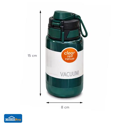 กระบอกน้ำพลาสติก HOMEPRO TRITAN CLEARGO 0.42 ลิตร สีเขียว_1