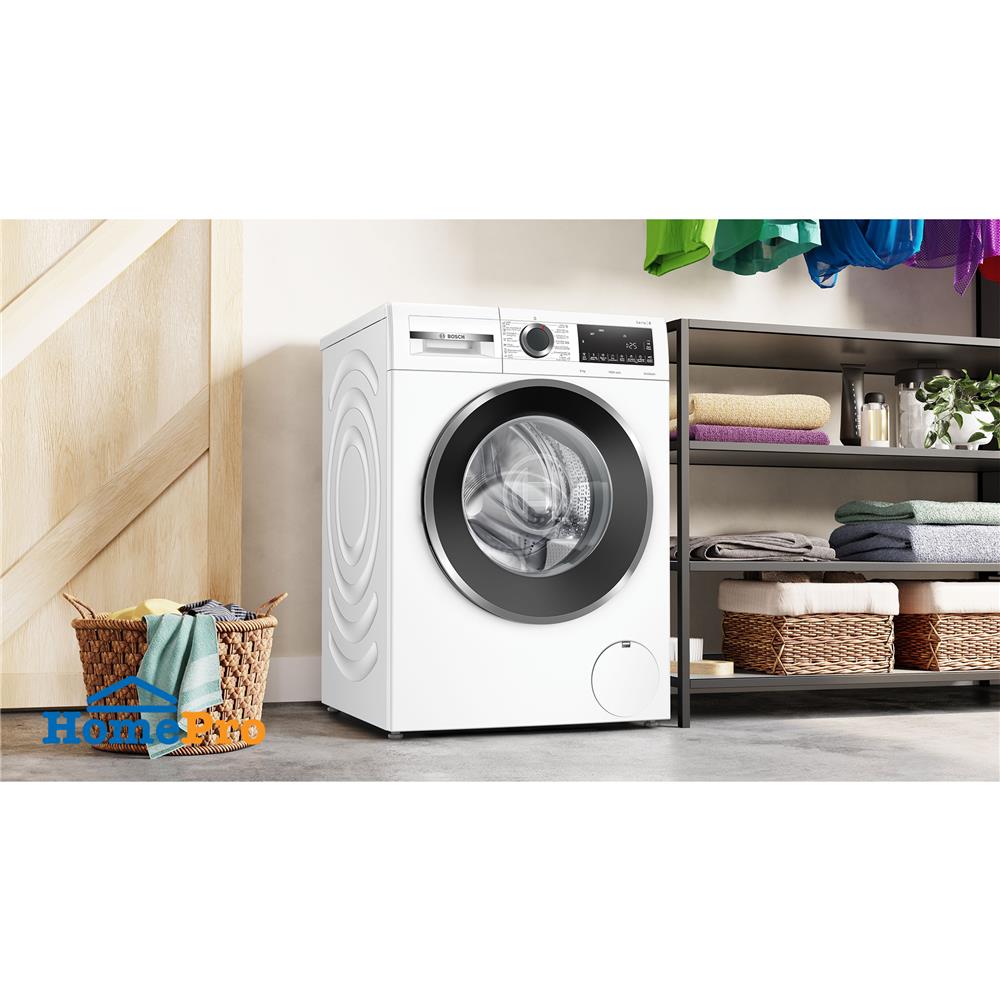 เครื่องซักผ้าฝาหน้า BOSCH WGG444E2TH 9 กก. 1400 RPM อินเวอร์เตอร์ สีขาว