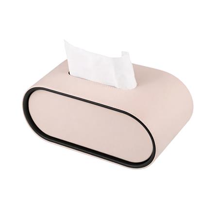 กล่องทิชชู่ PU HOMEPRO COZY OVAL สีเบจ_0