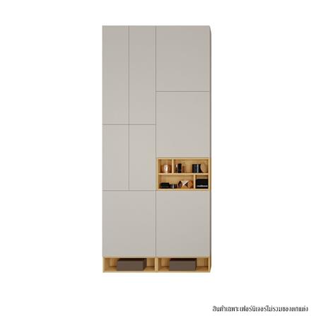 ตู้แขวนผนัง SB BUILT IN WISEST 19239333 120 ซม. สี MAGIC GREY_0