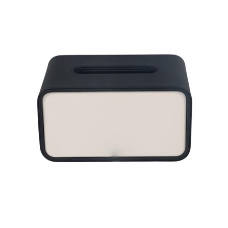 กล่องทิชชู่ PU HOMEPRO COZY SQUARE สีดำ_1