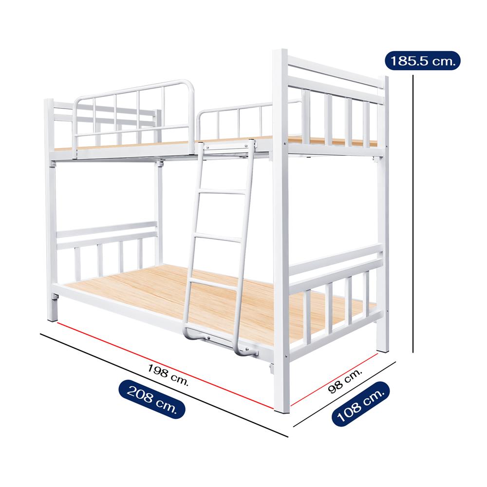 เตียง 2 ชั้น THAIBULL SSTSIL2F-0141 สีขาว
