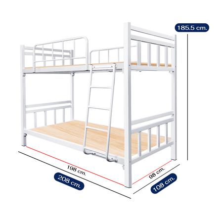 เตียง 2 ชั้น THAIBULL SSTSIL2F-0141 สีขาว_7