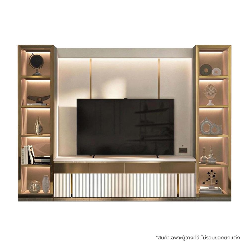 ชุดตู้วางทีวี KONCEPT VELLRONA 19241053 300 ซม. สีน้ำตาล