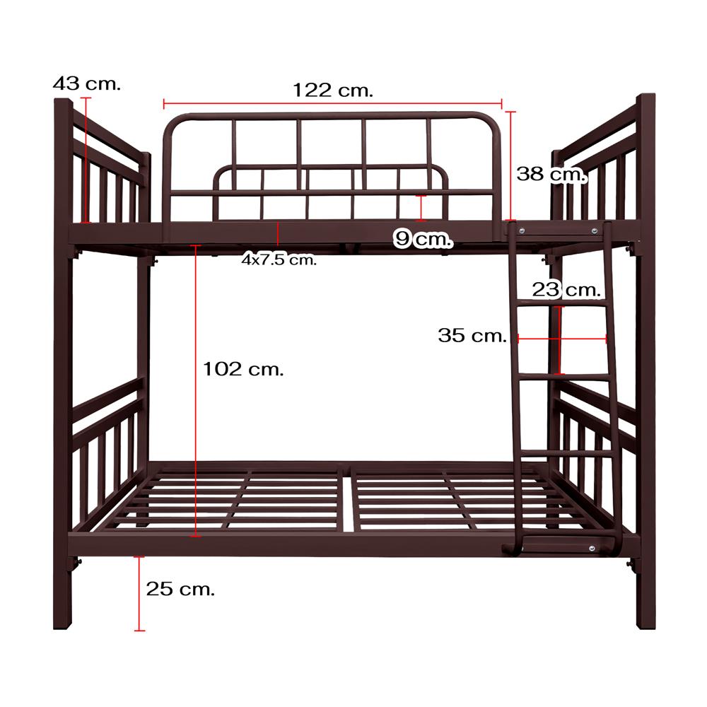 เตียง 2 ชั้น THAIBULL SSTSIL2F-0141 สีน้ำตาล