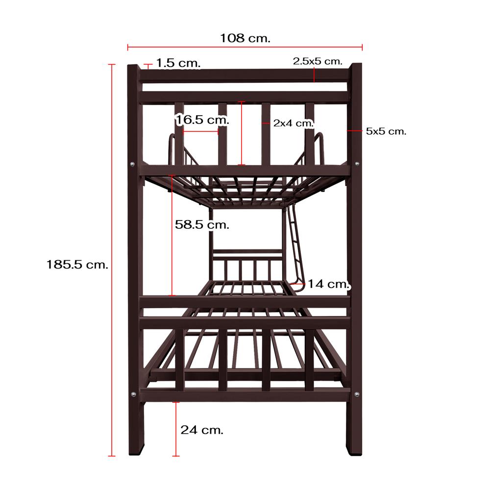 เตียง 2 ชั้น THAIBULL SSTSIL2F-0141 สีน้ำตาล