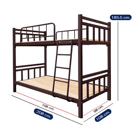 เตียง 2 ชั้น THAIBULL SSTSIL2F-0141 สีน้ำตาล_7