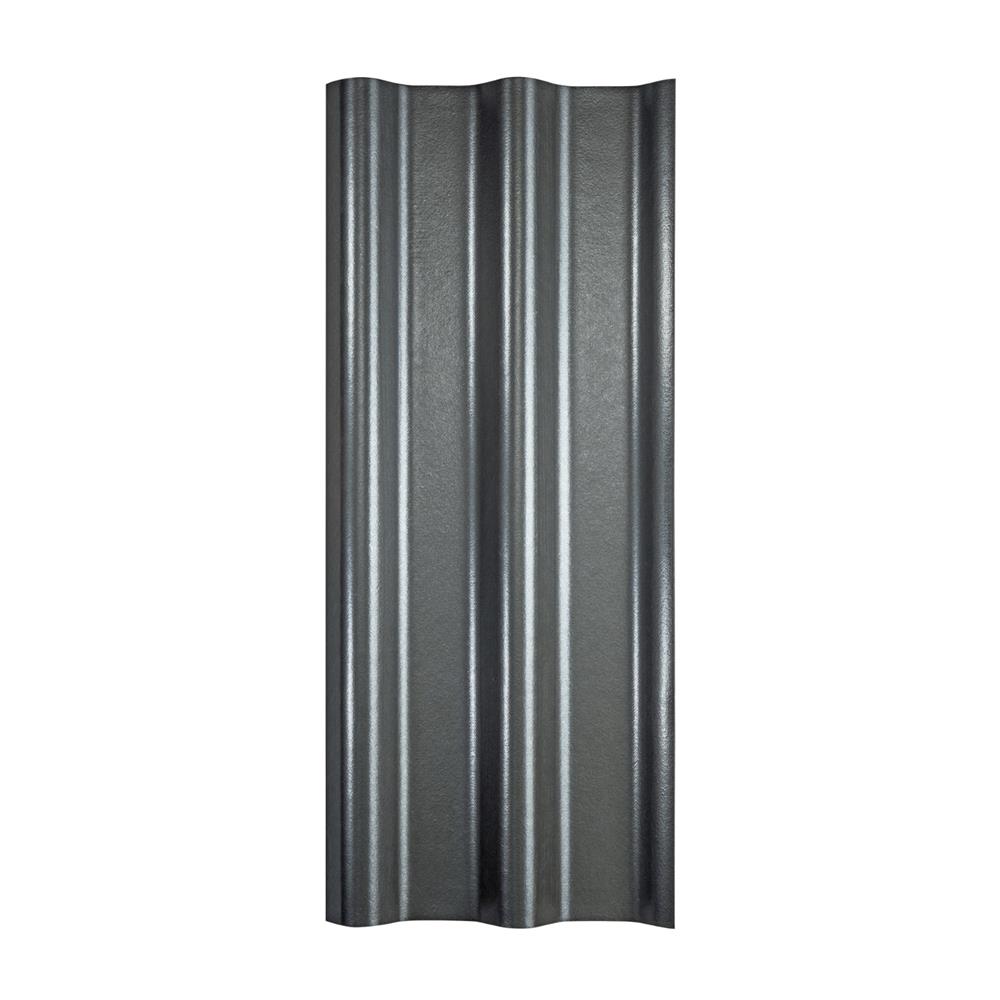 กระเบื้องหลังคา ลอนคู่ เฌอร่า PRIME SERIES 50x120x0.55 ซม. สีนิกเกิล เกรย์