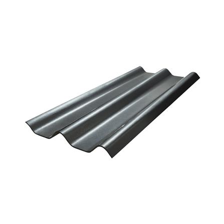 กระเบื้องหลังคา ลอนคู่ เฌอร่า PRIME SERIES 50x120x0.55 ซม. สีนิกเกิล เกรย์_0
