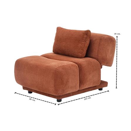 โซฟาเบด SB FURNITURE CHAUNCY 19243061 สีส้ม_5