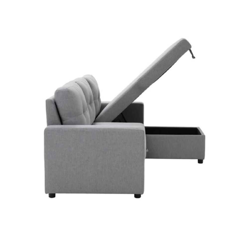 โซฟาเข้ามุม SB FURNITURE YURIN 19224639 สีเทาอ่อน