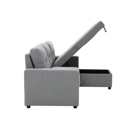 โซฟาเข้ามุม SB FURNITURE YURIN 19224639 สีเทาอ่อน_5