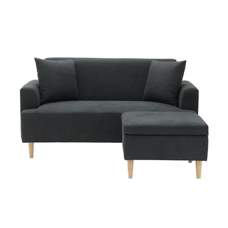 โซฟา 2 ที่นั่ง SB FURNITURE GIPZY 19231516 สีเทาเข้ม_1