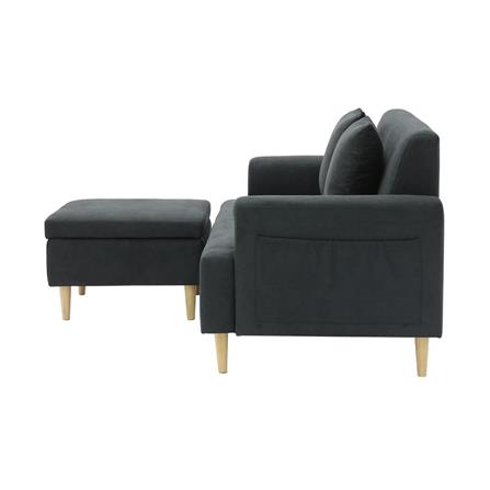 โซฟา 2 ที่นั่ง SB FURNITURE GIPZY 19231516 สีเทาเข้ม_2