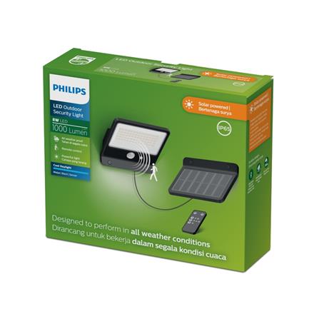 ไฟติดผนัง SOLAR PHILIPS MULYS 100 วัตต์ DAYLIGHT สีดำ_2