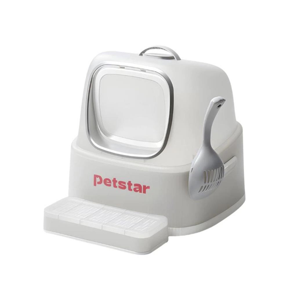 ห้องน้ำแมว PETSTAR PSBN0019GY สีขาว