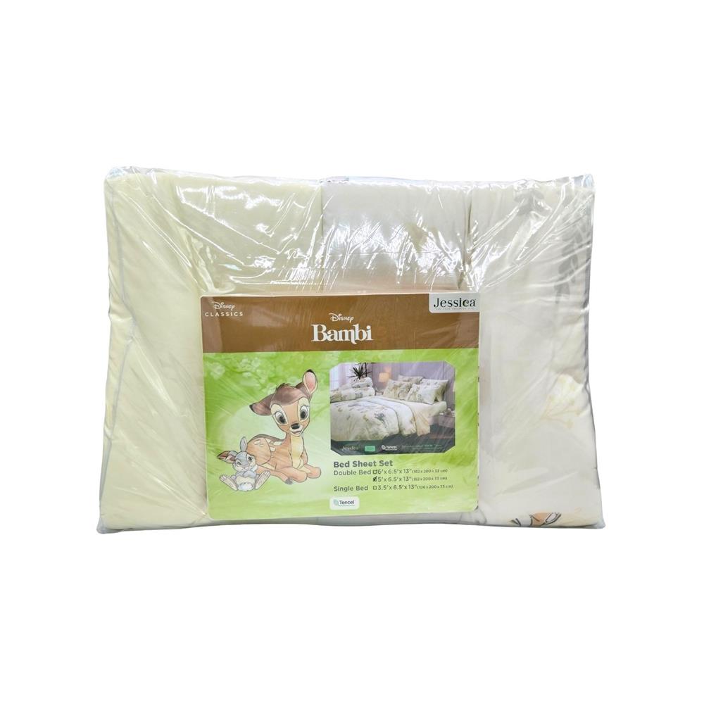 ชุดผ้าปูที่นอน 5 ฟุต (ชุด 6 ชิ้น) JESSICA BAMBI 22015-T028