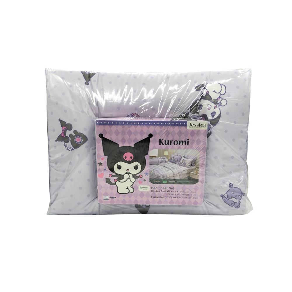 ชุดผ้าปูที่นอน 6 ฟุต (ชุด 6 ชิ้น) JESSICA KUROMI 20209-T026