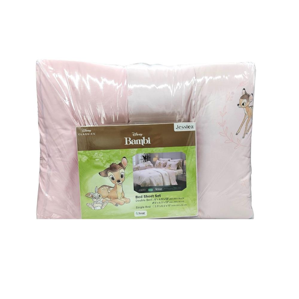 ชุดผ้าปูที่นอน 5 ฟุต (ชุด 6 ชิ้น) JESSICA BAMBI 22105-T027