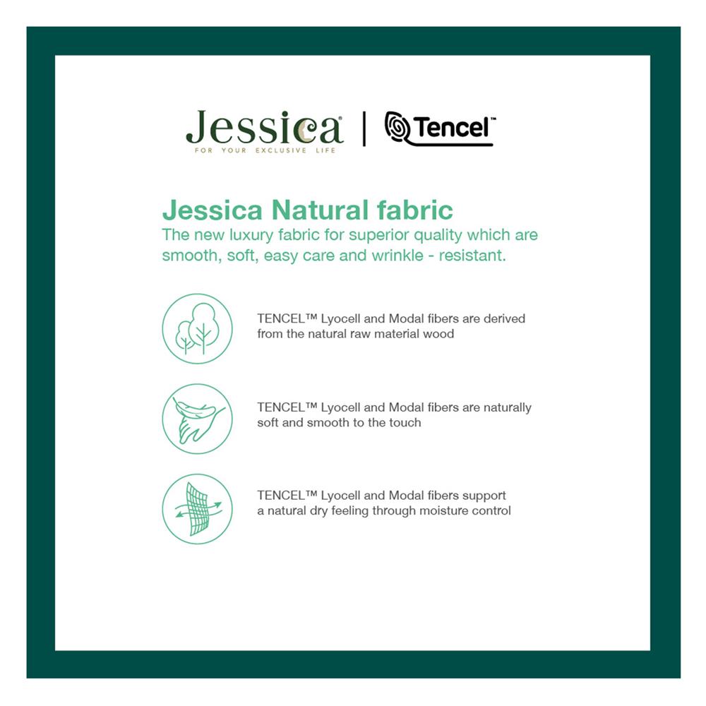 ชุดผ้าปูที่นอน 5 ฟุต (ชุด 6 ชิ้น) JESSICA BAMBI 22105-T027