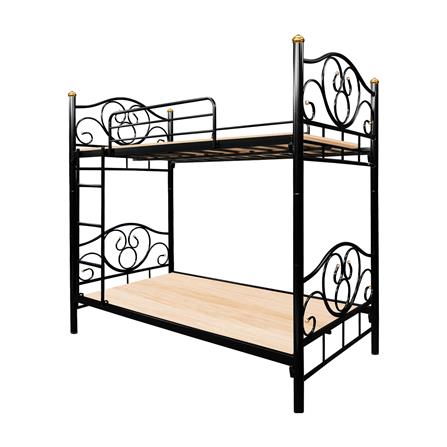 เตียง 2 ชั้น THAIBULL SSTLOT2F-0141 สีดำ_0