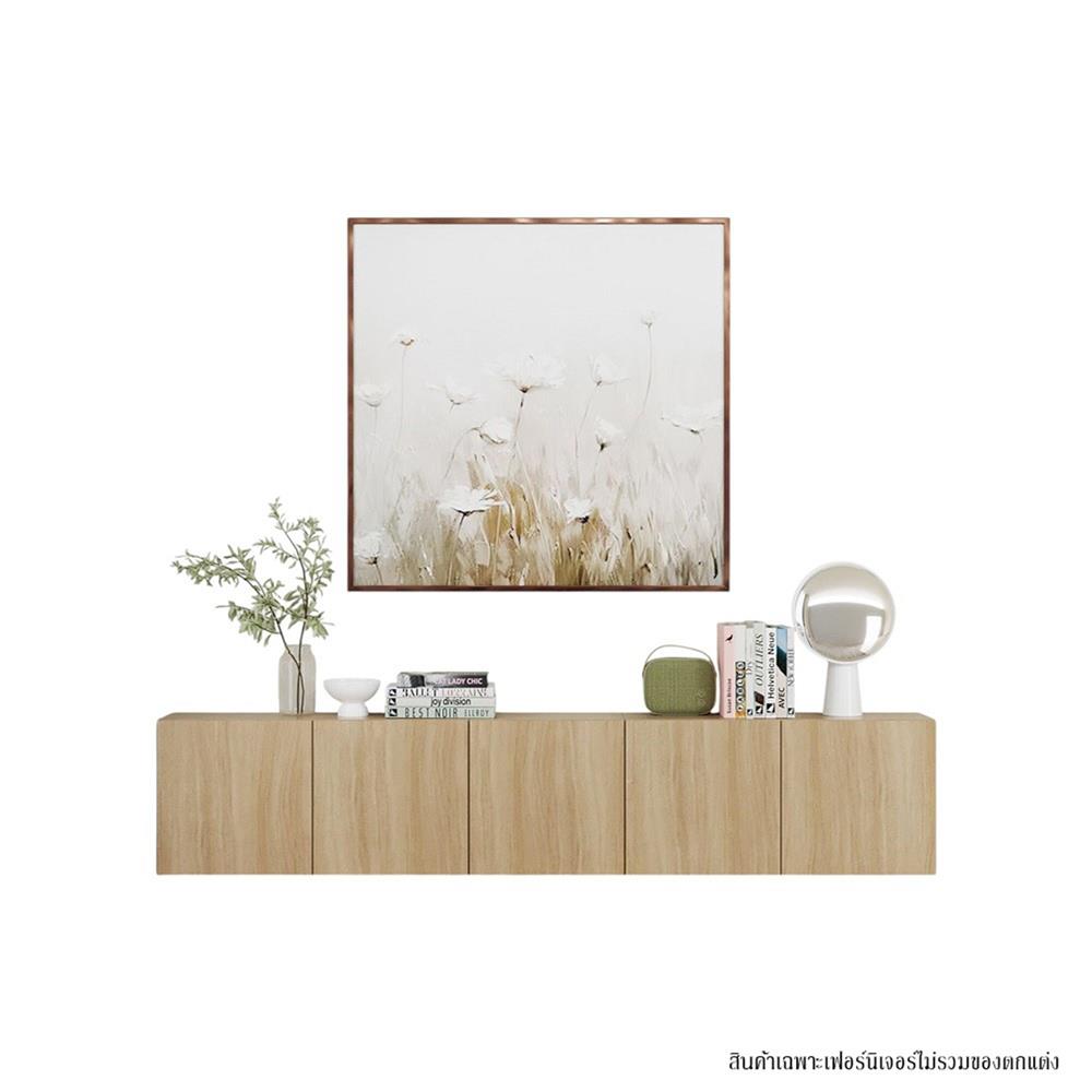 ตู้แขวนผนัง SB BUILT IN 19239341 WISEST 300 ซม. สีโอ๊ค