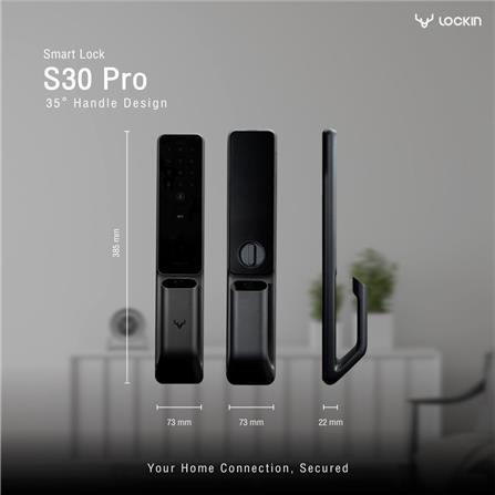กลอนประตูดิจิตอล LOCKIN S30 PRO สีดำ_6