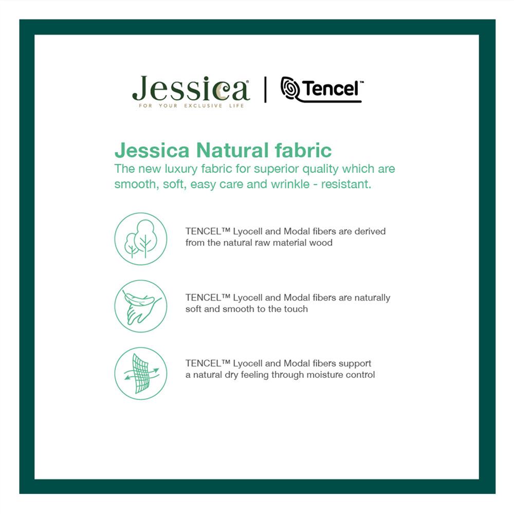 ชุดผ้าปูที่นอน 6 ฟุต (ชุด 6 ชิ้น) JESSICA BAMBI 20209-T028