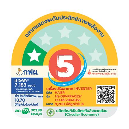 แอร์ผนัง HAIER HSU-09VRRA05SBF 9200 บีทียู อินเวอร์เตอร์_4