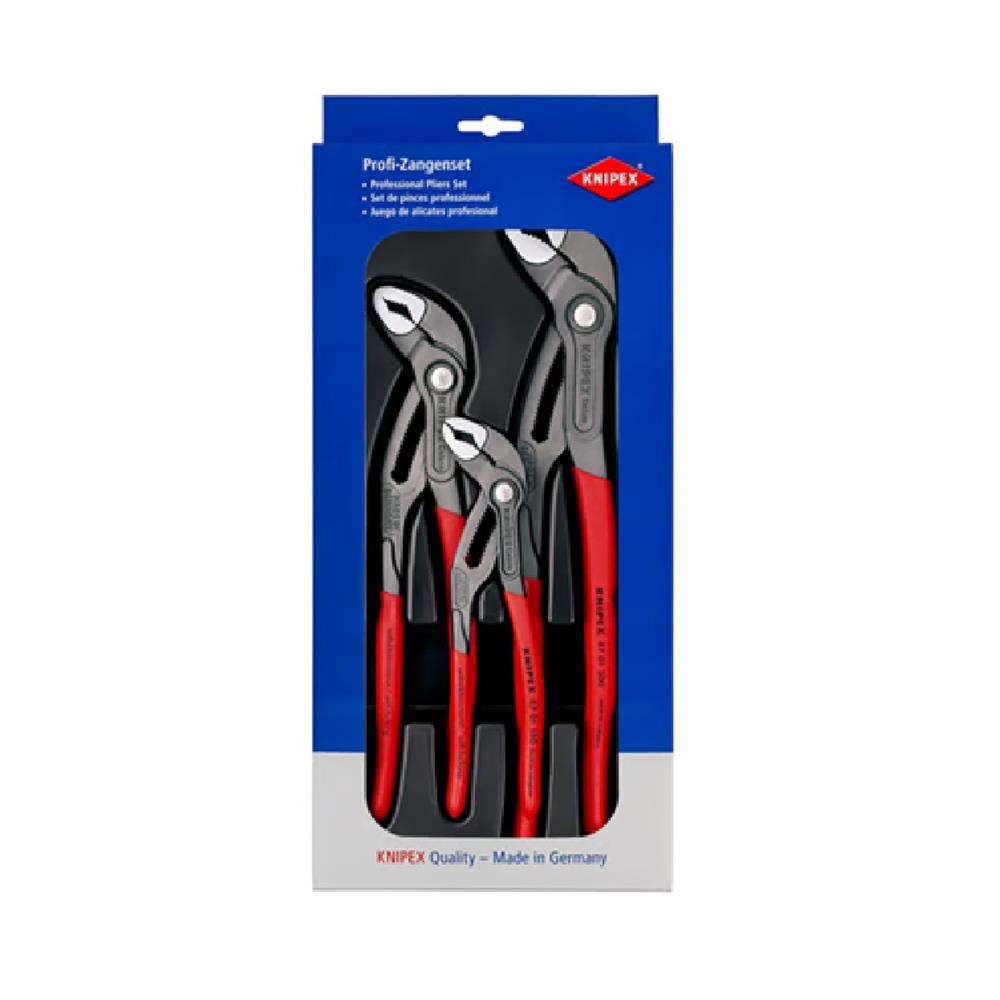 ชุดคีมคอม้า KNIPEX COBRA 002009V02 (ชุด 3 ชิ้น)