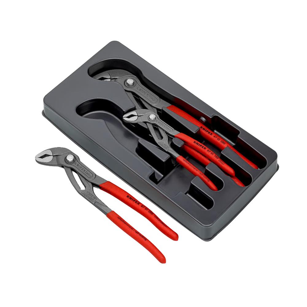 ชุดคีมคอม้า KNIPEX COBRA 002009V02 (ชุด 3 ชิ้น)