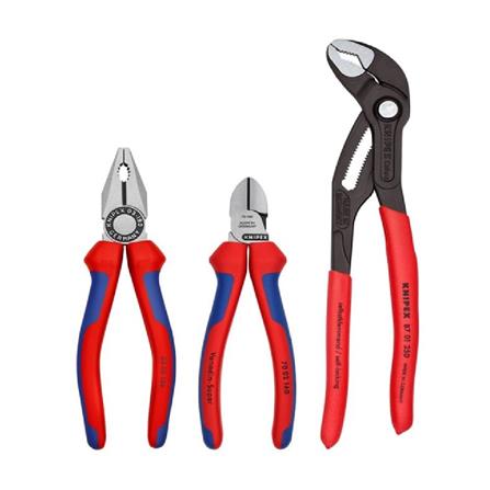 ชุดคีมมาตรฐาน KNIPEX 002009V01 (ชุด 3 ชิ้น)_0