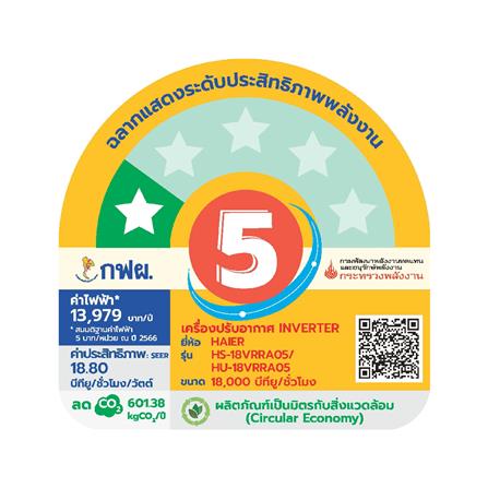 แอร์ผนัง HAIER HSU-18VRRA05BF 18000 บีทียู อินเวอร์เตอร์_4