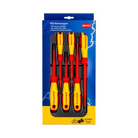 ชุดไขควงหุ้มฉนวน VDE KNIPEX 002012V02 (ชุด 6 ชิ้น)_6