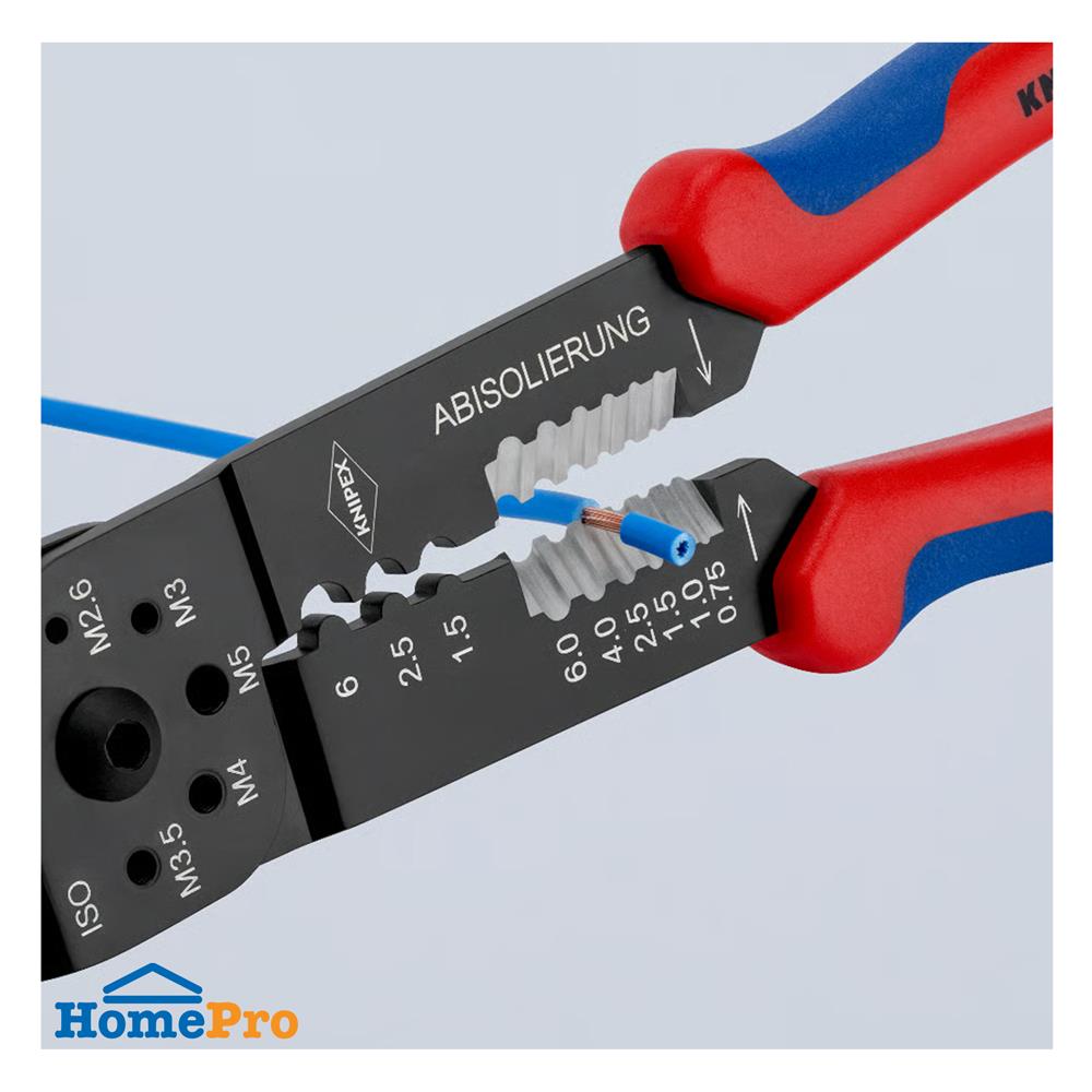คีมย้ำหางปลา KNIPEX 9732240