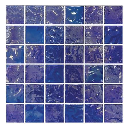 โมเสคแก้ว 30x30 ซม. GLASCERA เพิร์ล น้ำเงิน_0