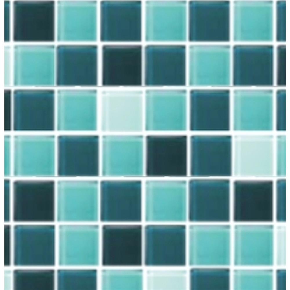 โมเสคแก้ว 30x30 ซม. GLASCERA โคบอลต์ กรีน 2