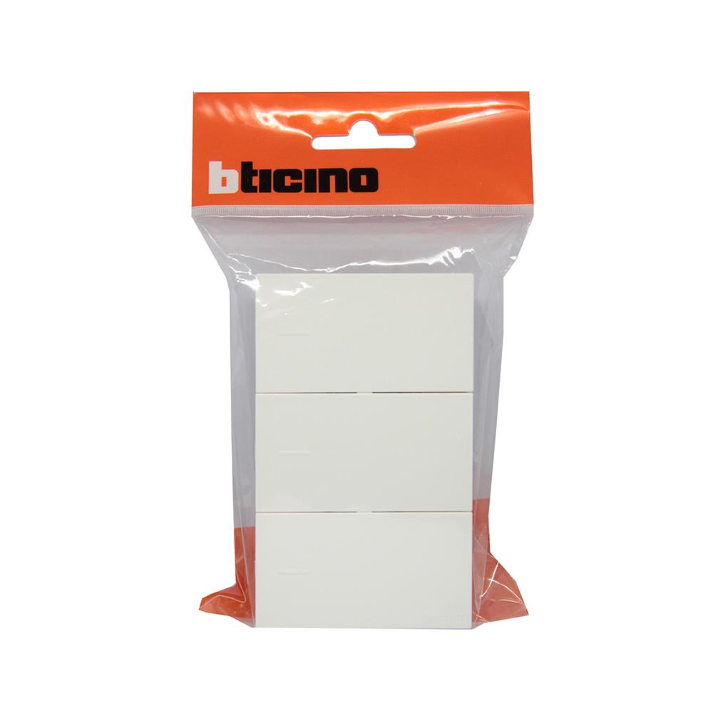 ชุดสวิตช์ 2 ทาง 3 ช่อง BTICINO NEXY SQW4003A3L สีขาว