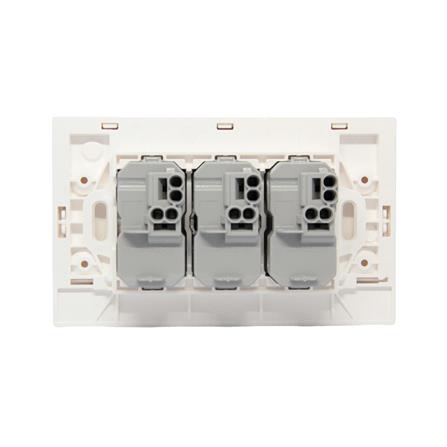 ชุดสวิตช์ 1 ทาง 3 ช่อง BTICINO NEXY SQW4001A3L สีขาว_2