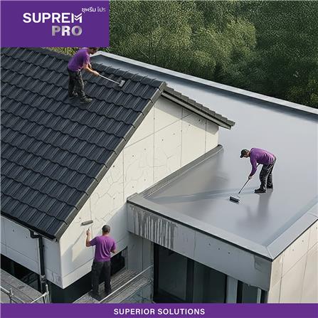 อะคริลิคกันซึม SUPREM PRO สีเทาอ่อน 20 กก._2