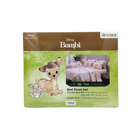ชุดผ้าปูที่นอน 6 ฟุต (ชุด 5 ชิ้น) JESSICA BAMBI 20164-T026_3