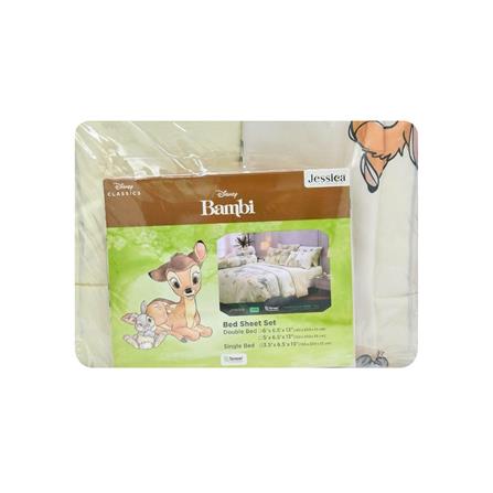 ชุดผ้าปูที่นอน 3.5 ฟุต (ชุด 4 ชิ้น) JESSICA BAMBI 22052-T028_4