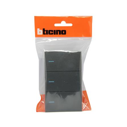 ชุดสวิตช์ 2 ทาง 3 ช่อง BTICINO NEXY SQW4003A3L สีดำ_3