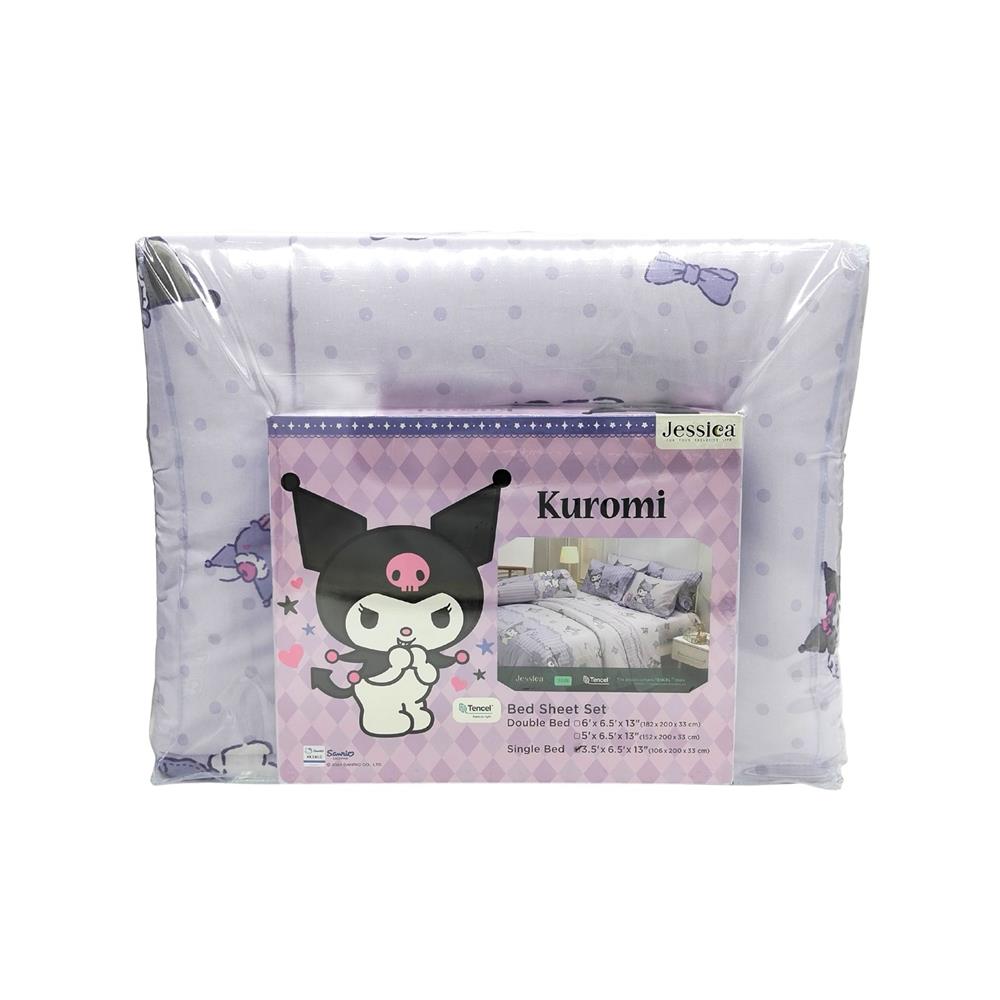 ชุดผ้าปูที่นอน 3.5 ฟุต (ชุด 4 ชิ้น) JESSICA KUROMI 22052-T026